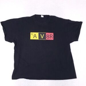 Port & Company Tee Mens 4XL Black AV8R Aviation Pilot Graphic Big and Tall Tee
